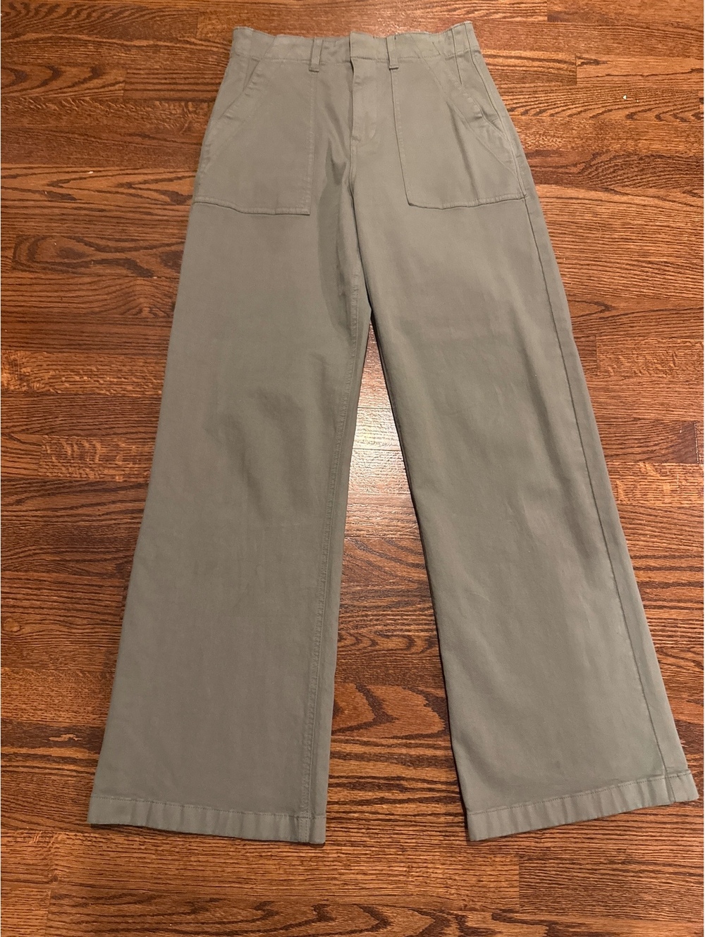 Pistola Wide Leg Pants in Olive Size 27